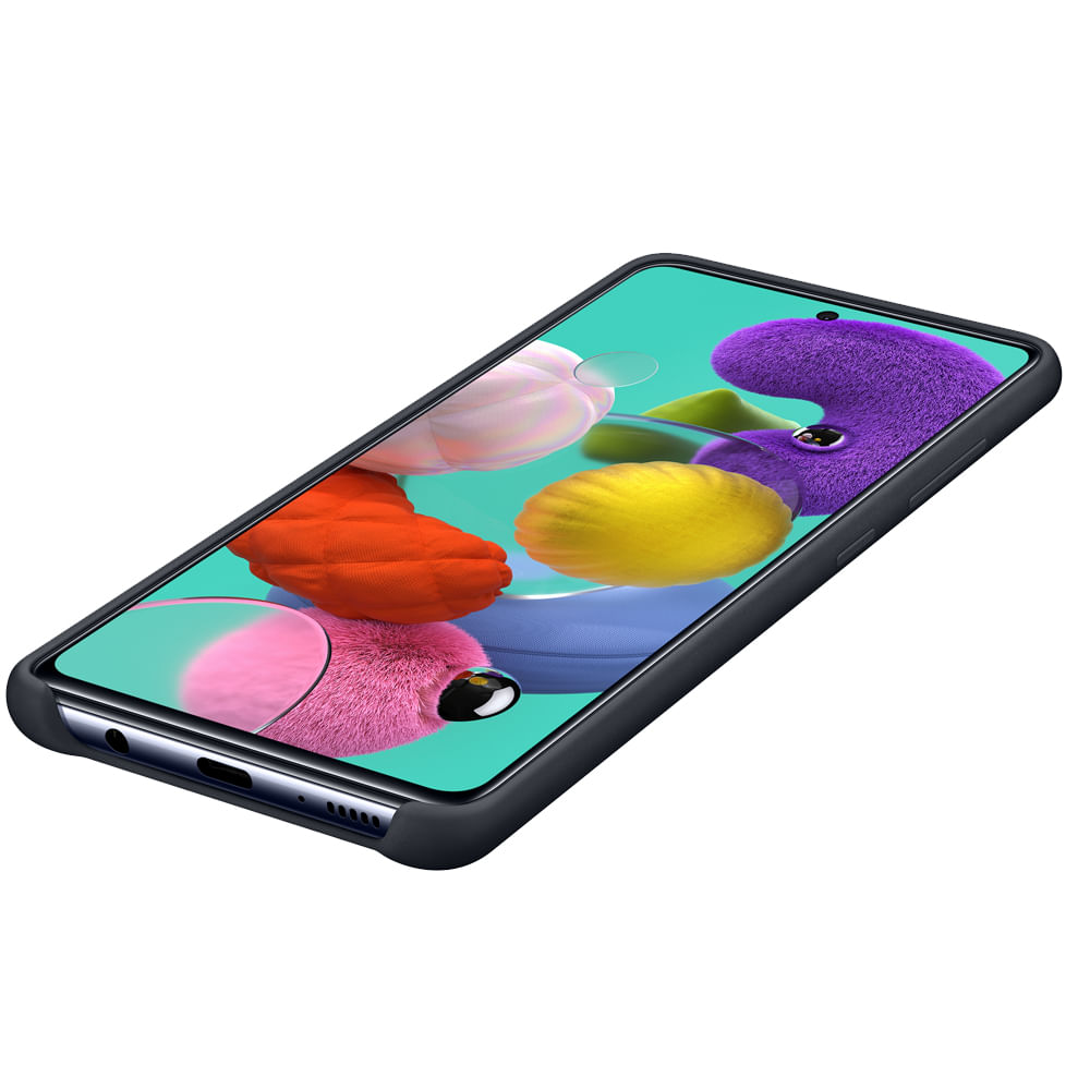 CAPA SAMSUNG A51 BRILHOSA COM ALCA