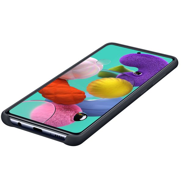 Capa Protetora De Silicone Preto Samsung Galaxy A51 - yellmobile