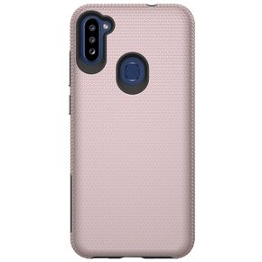 Capa Protetora Antiqueda Y-Cover Triangle Dourado Rosê Samsung Galaxy A11 -  yellmobile