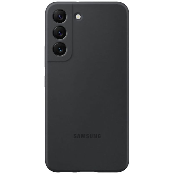 Capa Protetora Silicone Preto Samsung Galaxy S22 5G