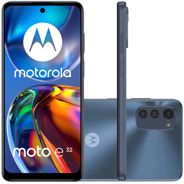 Celular Motorola Moto E32 Grafite 64GB Tela 6.5